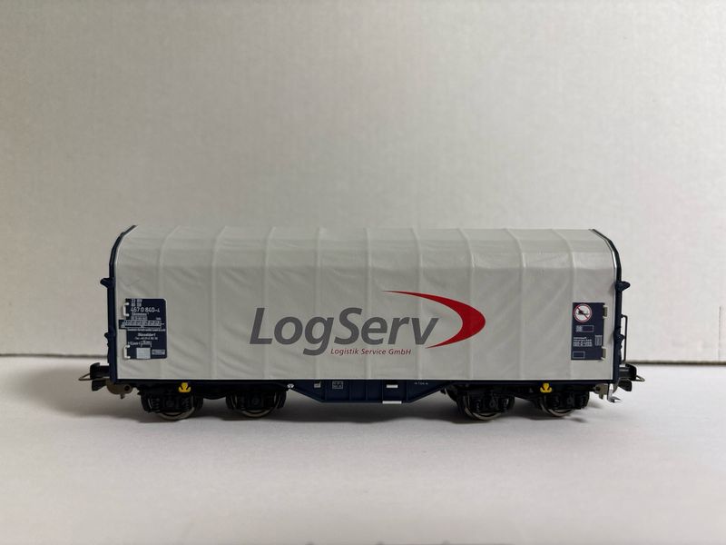 Piko 54393-4 - Schuifzeilwagon, Shimmns, LogServ, DB AG, V