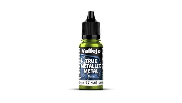 Vallejo 77.135 - True metallic metal color, AMBER GREEN