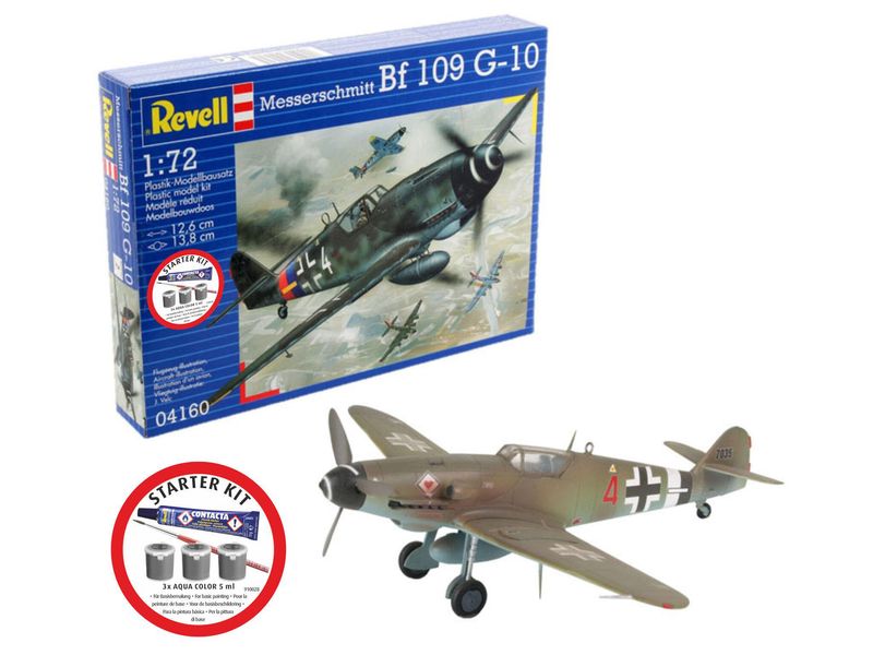 Revell 74160 - Starter Kit Messerschmitt Bf-109 1:72