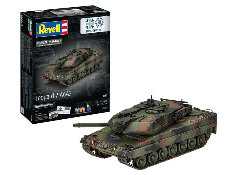 Revell 05631 - 70 Years Bundeswehr:Leopard 2A6MA2&quot;Exclusive Edition 1:35