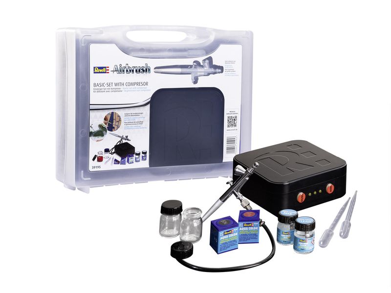 Revell 39195 - Airbrush Basisset met Compressor Revell Airbrush