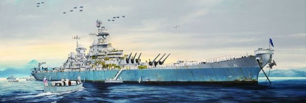 Trumpeter 03705 - USS MISSOURI BB-63  1:200