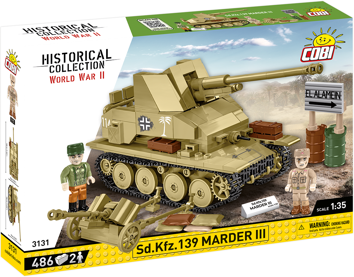 COBI 3131 - SD.KFZ.139 MARDER III 486 PCS