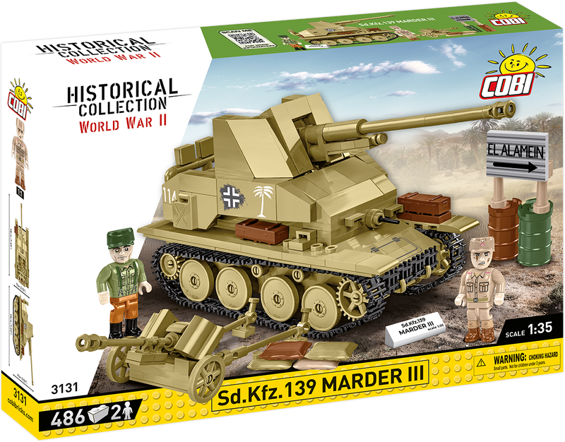 COBI 3131 - SD.KFZ.139 MARDER III 486 PCS