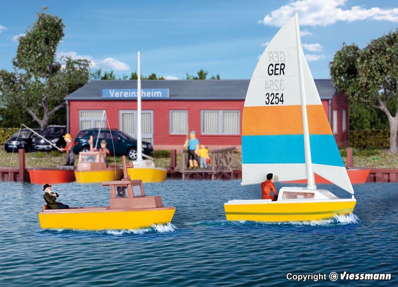 Kibri  39159 - Bootjes (8 stuks) H0