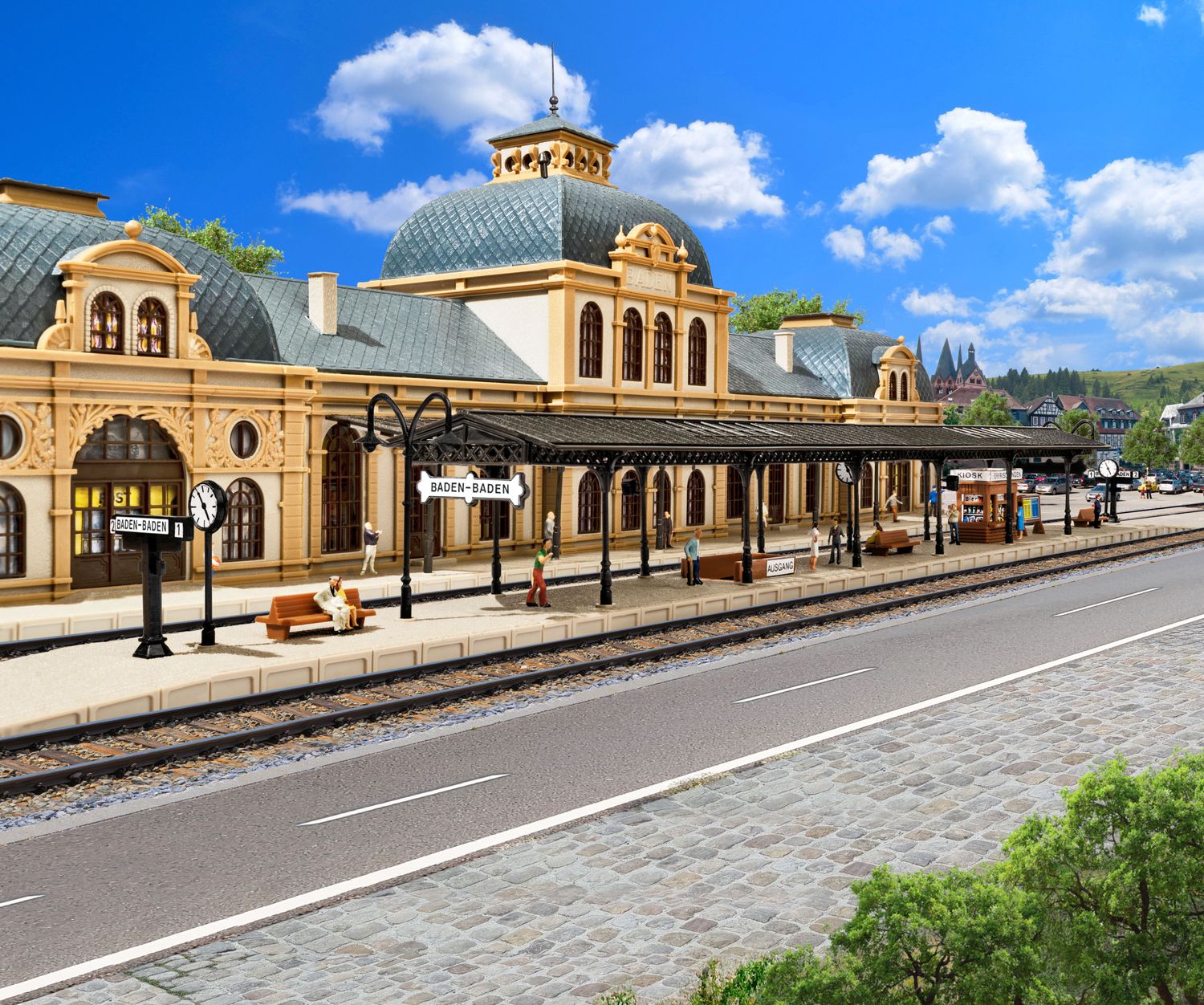 Vollmer 47504 - Perron Baden-Baden (7 delig)  N