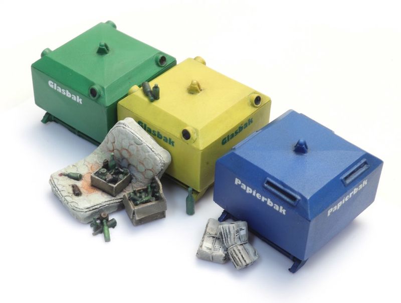 Artitec 387.458 - Glasbak en papierbak set