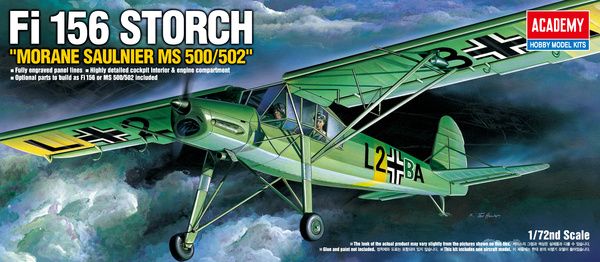 Academy 12459 - FIESELER FI-156 STORCH 1:72