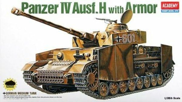 Academy 13233 - GERMAN PANZER IV H W/ARMOR 1:35