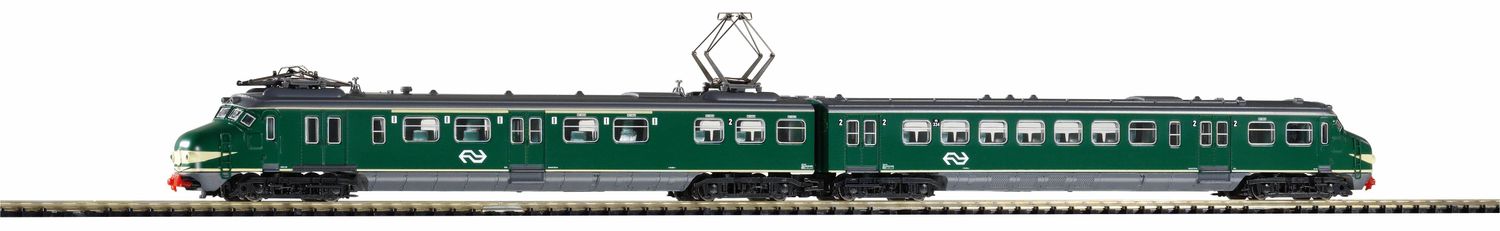 Piko 40293 - Electrisch treinstel Hondekop, Gele snor NS IV N