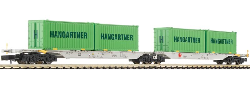 Fleischmann 825304 - Container dubbelwagon, type Sggmrs 714/715, AAE N