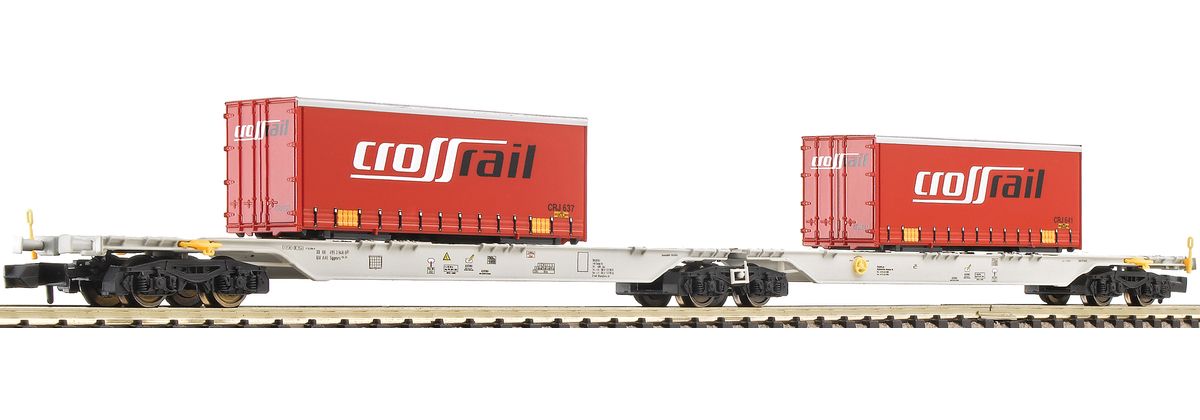 Fleischmann 825312 - Container dubbelwagon, type Sggmrs 714/715,  Crossrail AG N