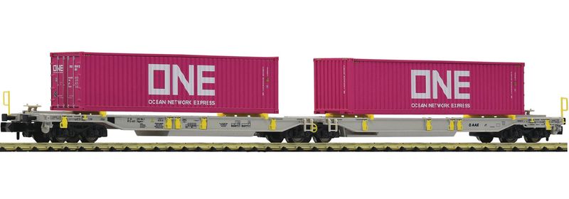 Fleischmann 825027 - Container dubbelwagon, T2000, AAE N