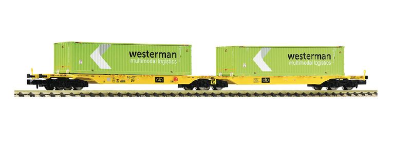 Fleischmann 825342 - Container dubbelwagon, CLIP N