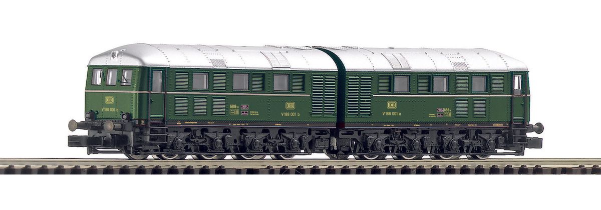 Roco 23436 - Dubbele diesellocomotief V188, DB N