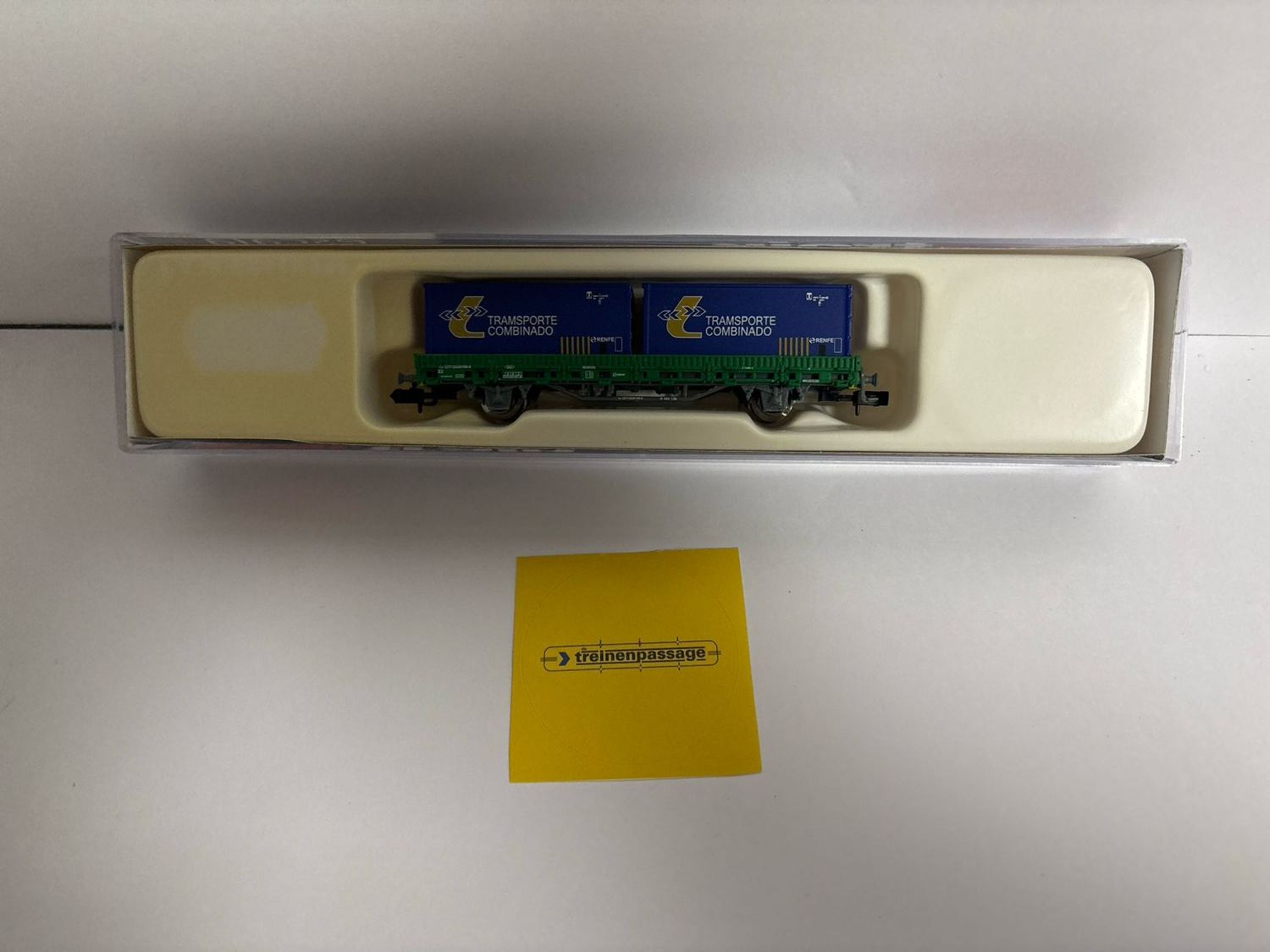 Startrain 60510 - Containerdraagwagon met 2x 20' container "Tramsporte Combinado" N