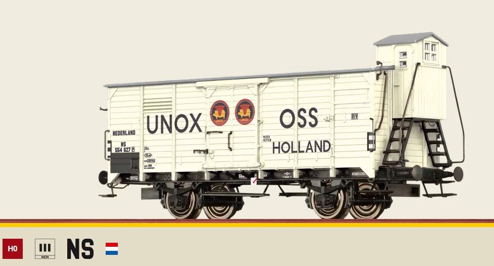 Brawa 49063 - Wärmeschutzwagen G10 "UNOX" NS, H0