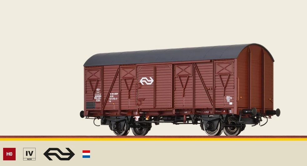 Brawa 50117 - Gedeckter Güterwagen Gs "EUROP" NS