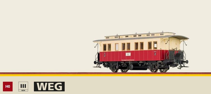 Brawa 45609 - Oberlichtwagen, Bi WEG, H0