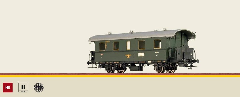 Brawa 45807 - Einheits-Nebenbahnwagen Bi 24 DRG, H0