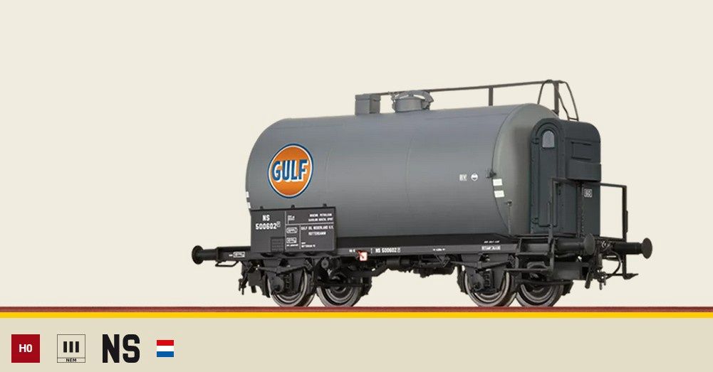 Brawa 50015 - Leichtbaukesselwagen Uerdingen Z [P] "Gulf" NS, H0