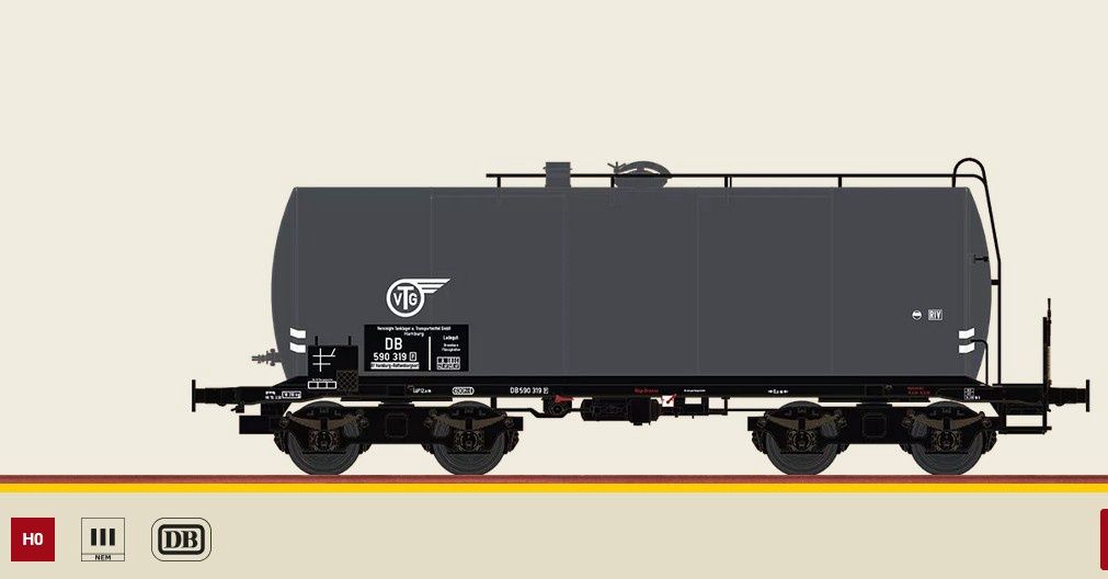 Brawa 49602 - Leichtbaukesselwagen Uerdingen "VTG" DB