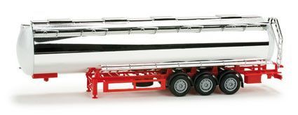 Herpa 76180 - Levensmiddelen chroomtank oplegger, onbedrukt, H0