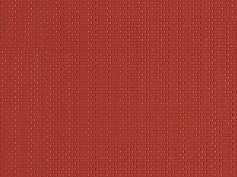 Auhagen 52412 - Decorplaat metselwerk, rood