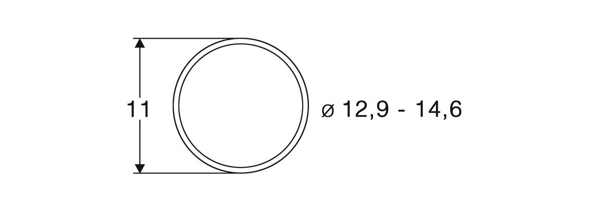 Roco 40070 - Haftrings.10Stk.12,9 bis 14,6m