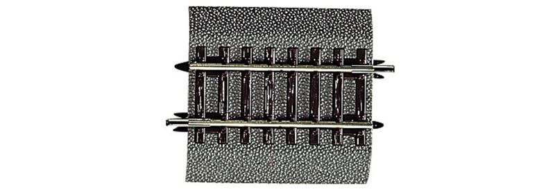 Roco 42513 - H0 | Rechte rail G¼ met bedding, 57,5 mm