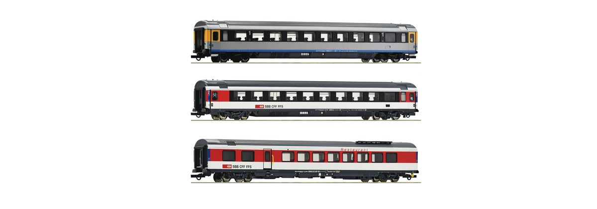 Roco 74021 - H0 | SBB EuroCity EC 7, 3-delige set 1