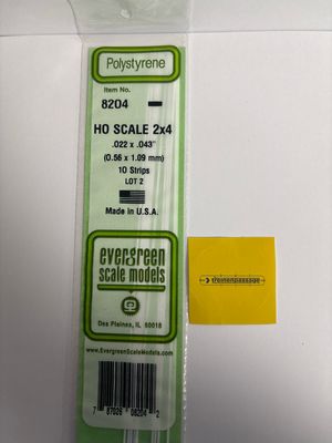 Evergreen 8204 - H0 Strip - 0,56x1,12