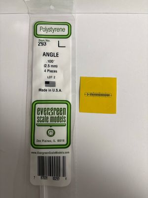 Evergreen 293 - Hoekprofiel - 2,5