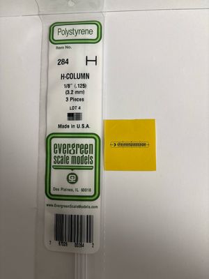 Evergreen 284 - H-Profiel - 3,2