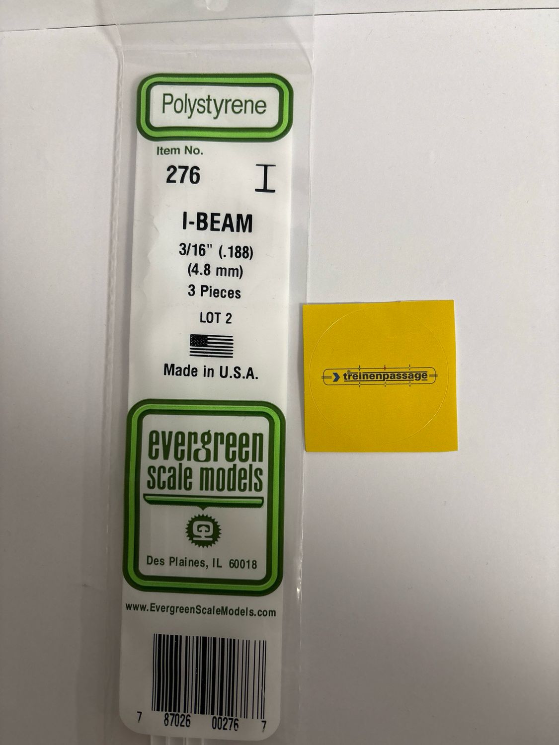 Evergreen 276 - I-Profiel - 4,8