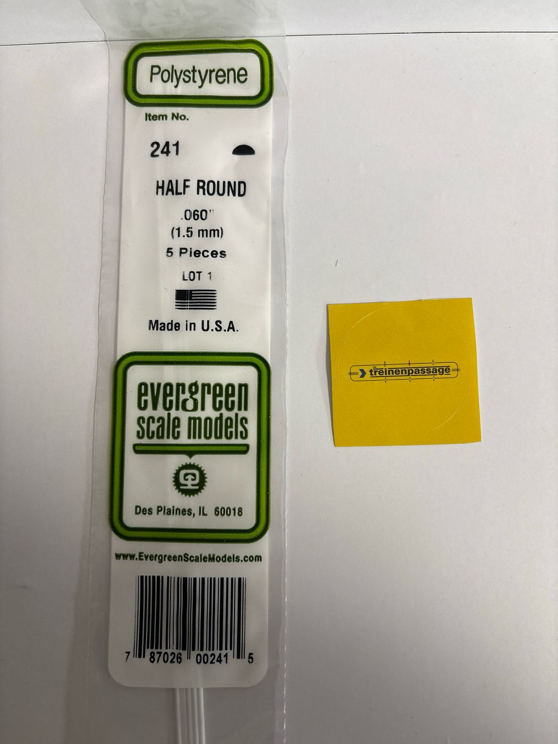 Evergreen 241 - Halfrond - 1,5