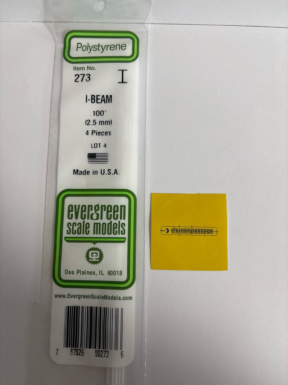 Evergreen 273 - I-Profiel - 2,5