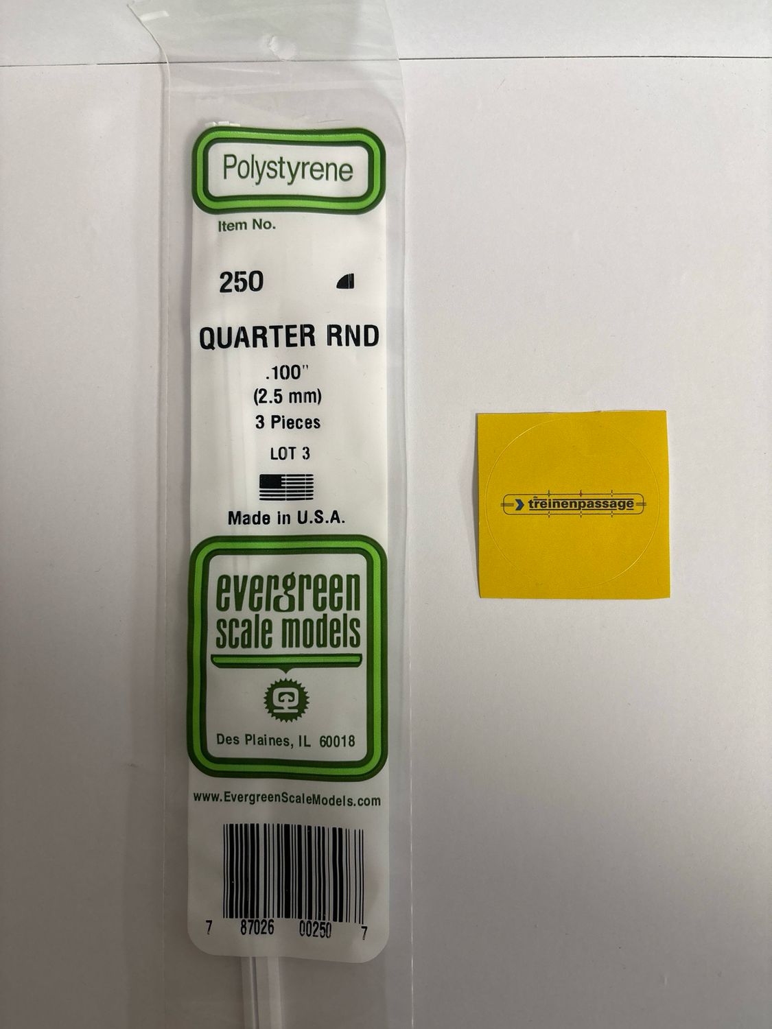 Evergreen 250 - Kwartrond - 2,5