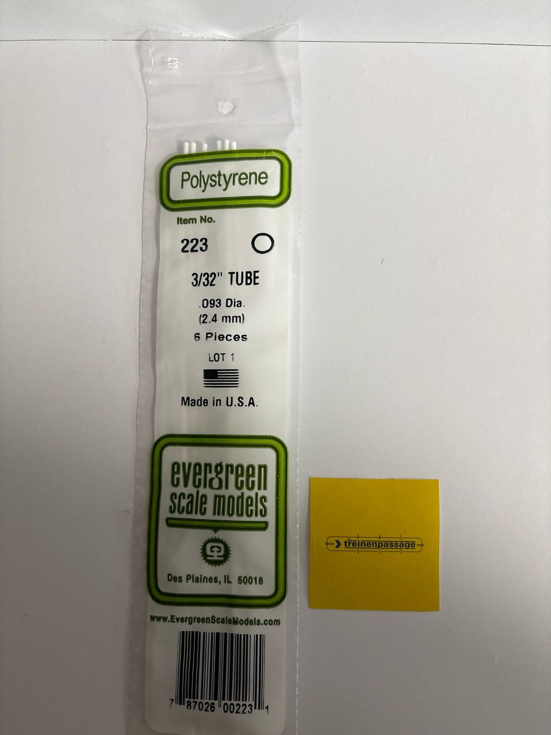 Evergreen - Pijp 2.4 mm rond