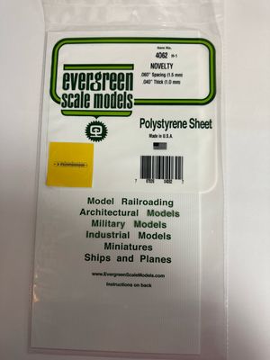 Evergreen 4062 - Schroten - 1mm dik - plankbreedte 1.5