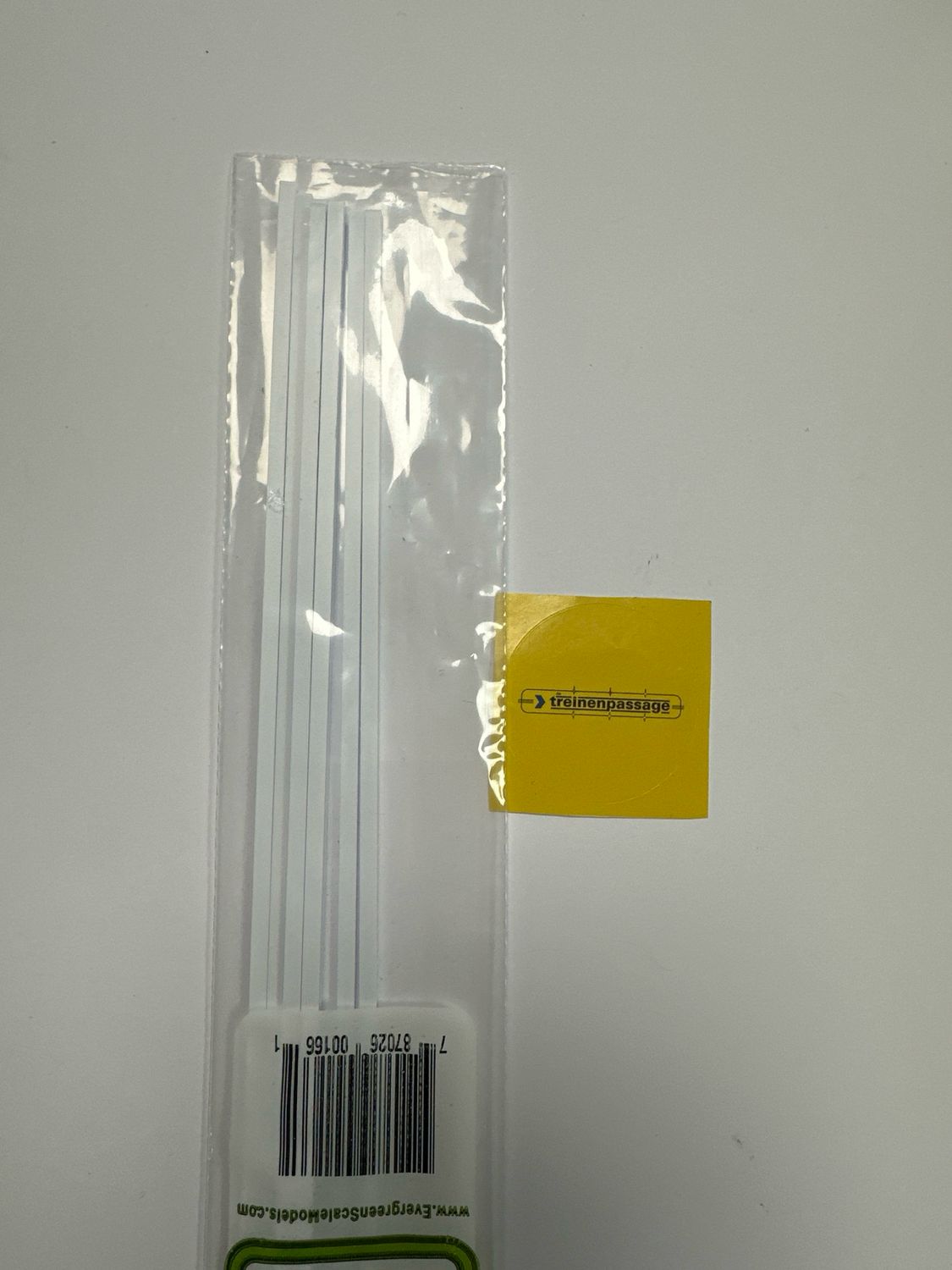 Evergreen 166 - Strip - L.355mm - 2x3.2