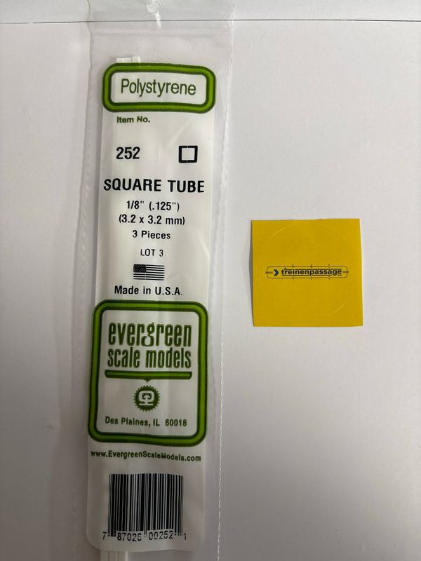 Evergreen 252 - Vierkante pijp - 3,2