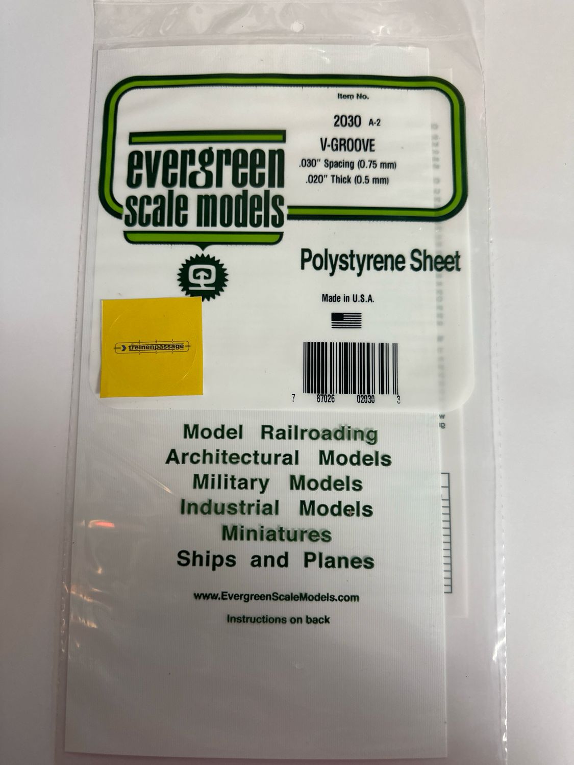 Evergreen 2030 - Gegroefd - 0.5mm dik - plankbreedte 0.8