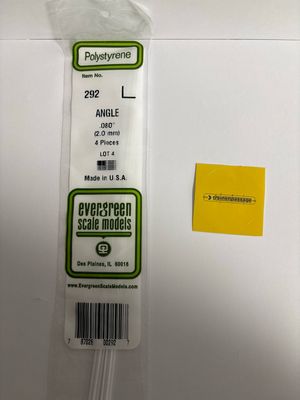 Evergreen 292 - Hoekprofiel - 2