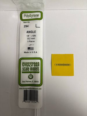 Evergreen 294 - Hoekprofiel - 3,2