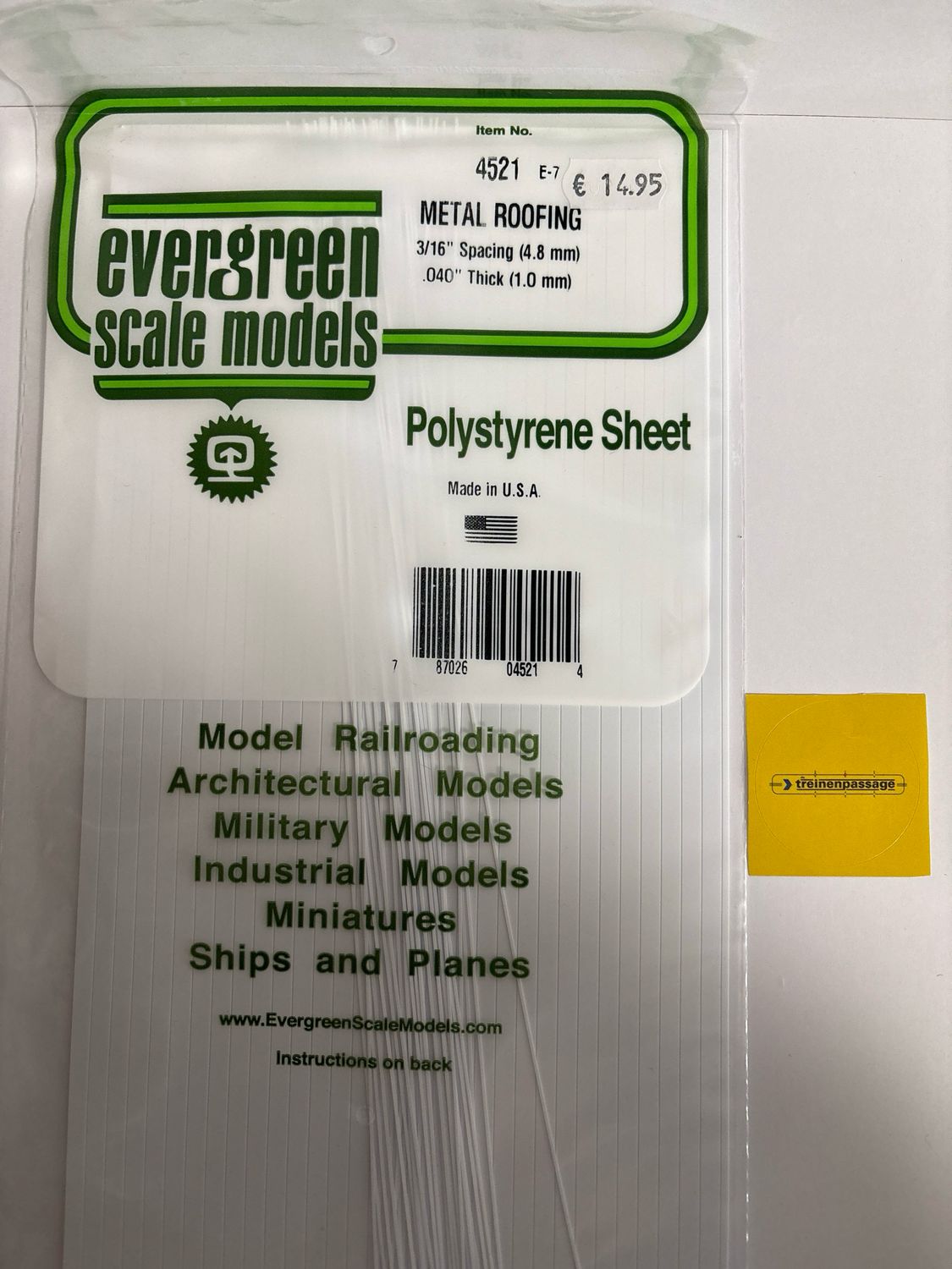 Evergreen - Standing Seam Roof - plankbreedte 4,8