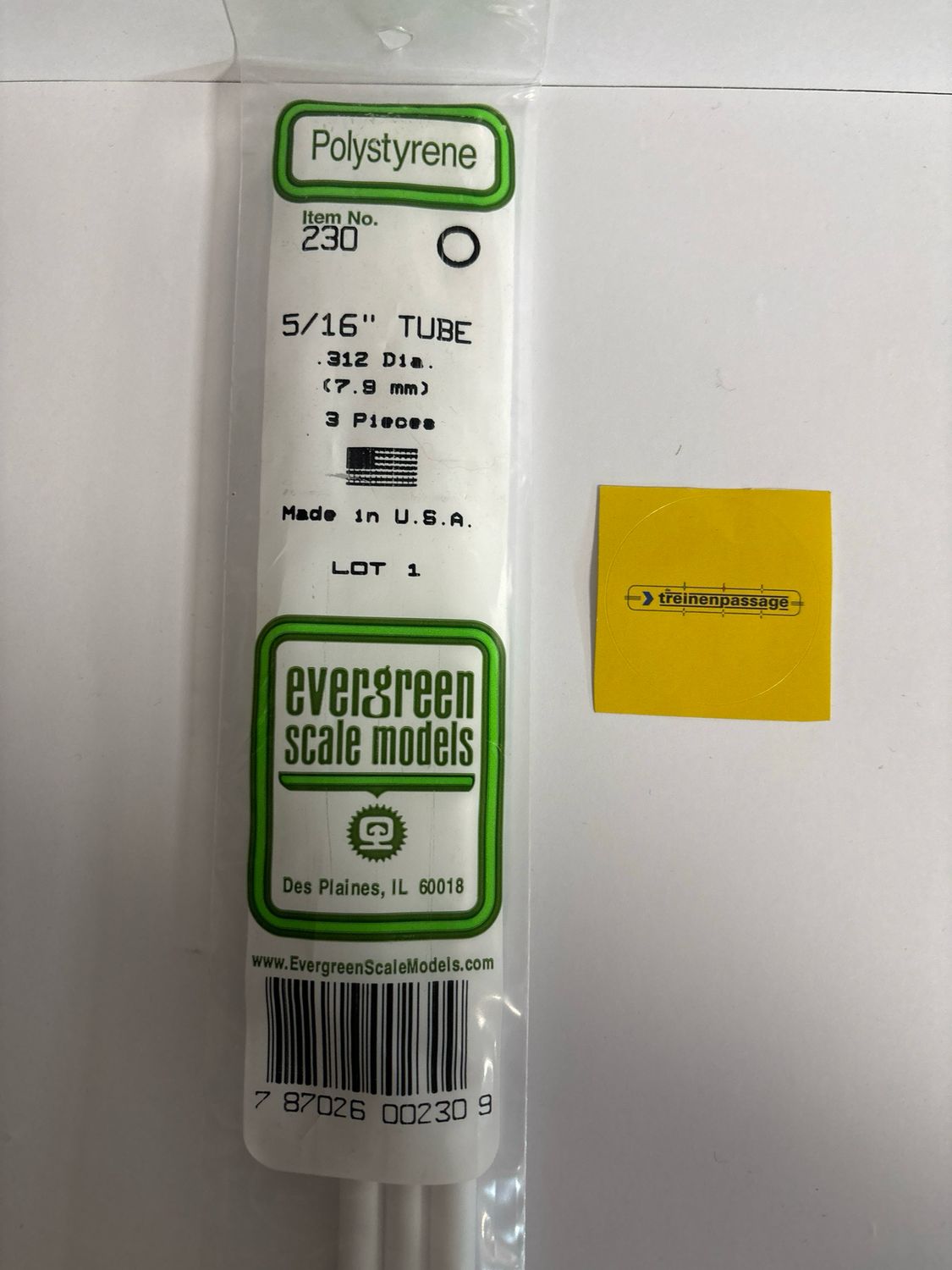 Evergreen 230 - Pijp - 7.9 mm