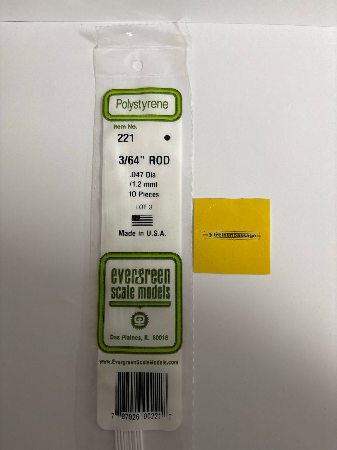 Evergreen 221 - Staaf - 1.2