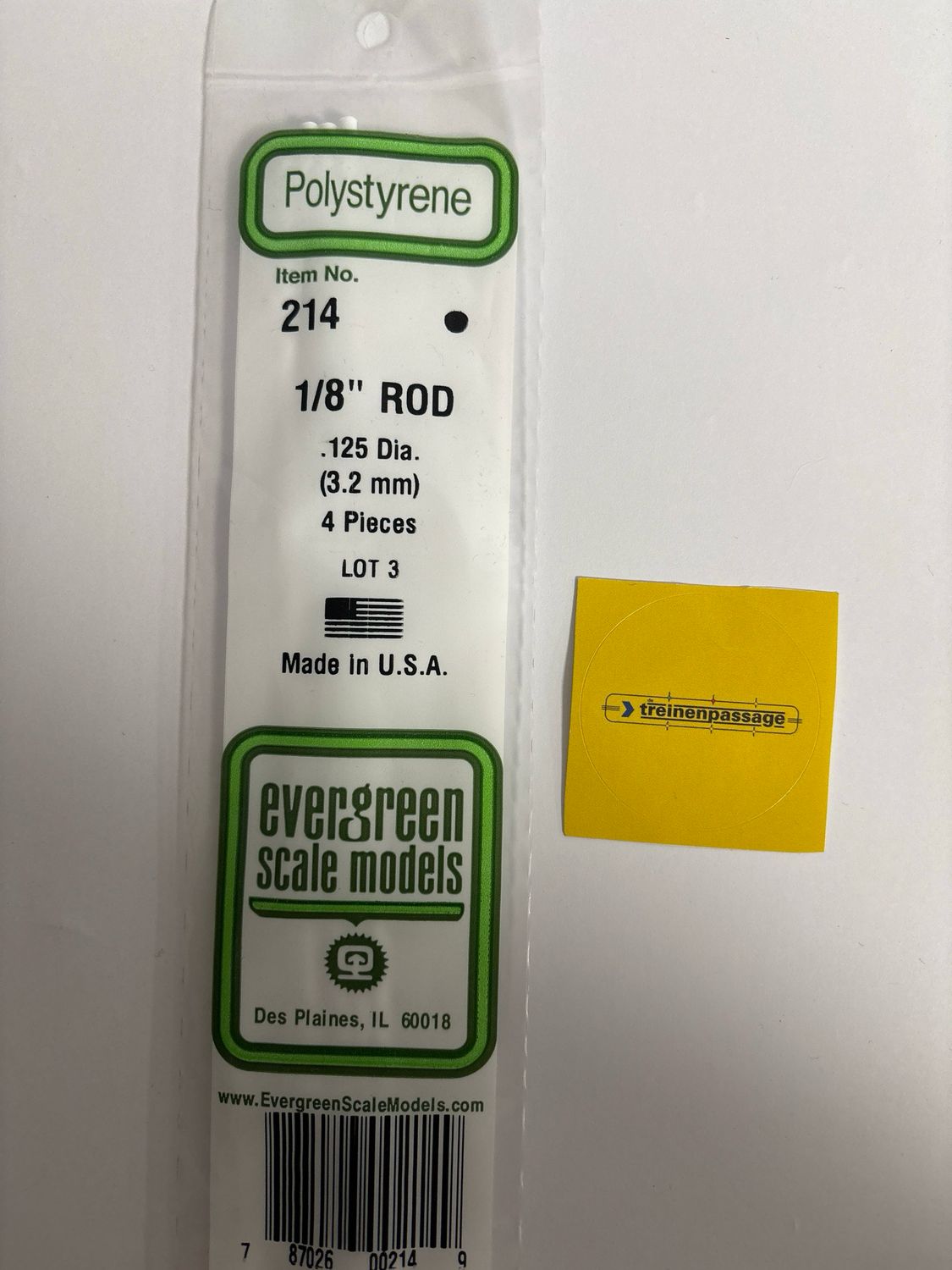 Evergreen 214 - Staaf - 3.2