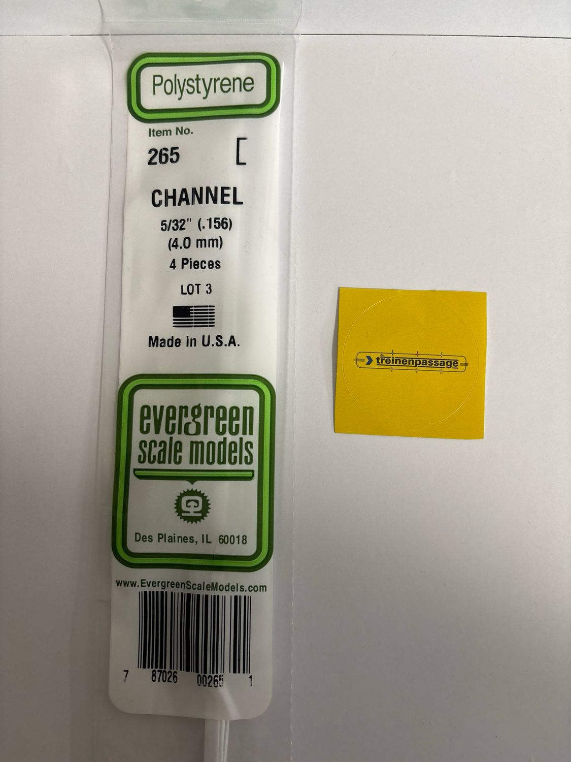 Evergreen 265 - U-profiel - 4